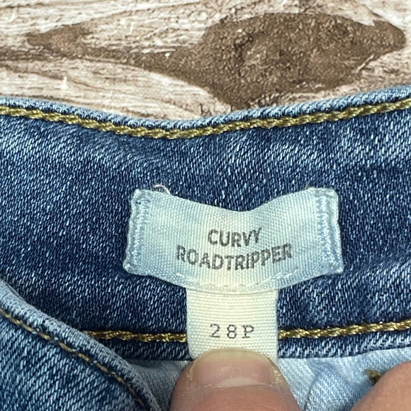 Madewell High Rise Skinny Jeans Button Fly Denim Blue Womens‎ Size 28P - Picture 5 of 8